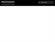 Tablet Screenshot of monsoonindiancuisine.com